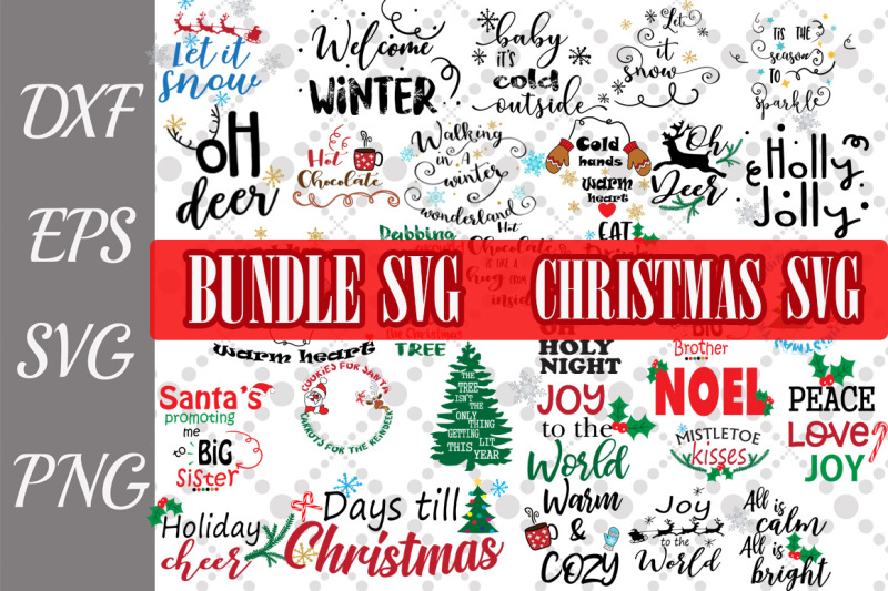 Download Free Christmas Bundle Svg Winter Quotes Svg Crafter File Free Svg Cut Files