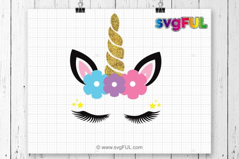 Download Free Glitter Unicorn Head Svg Unicorn Clip Art Unicorn Face Svg Cute Crafter File SVG, PNG, EPS, DXF File