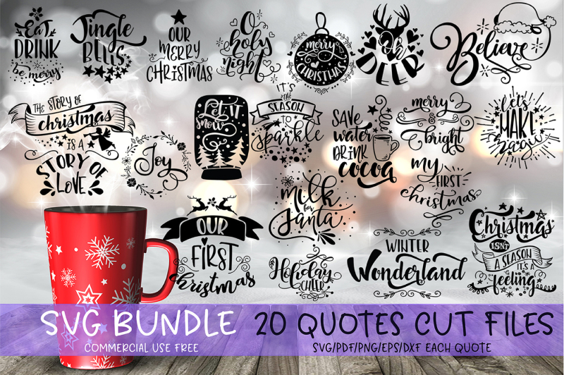 Download Christmas SVG Bundle Merry Christmas bundle By SVG Story | TheHungryJPEG.com