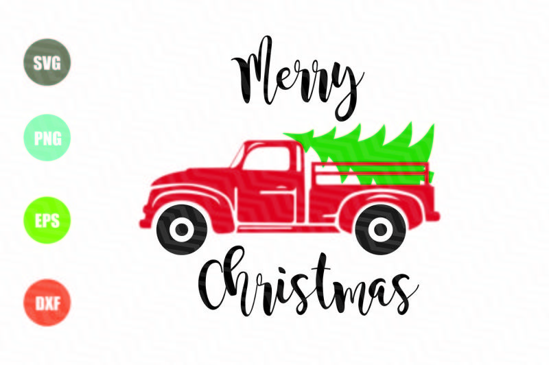 Free Christmas Truck Svg Crafter File