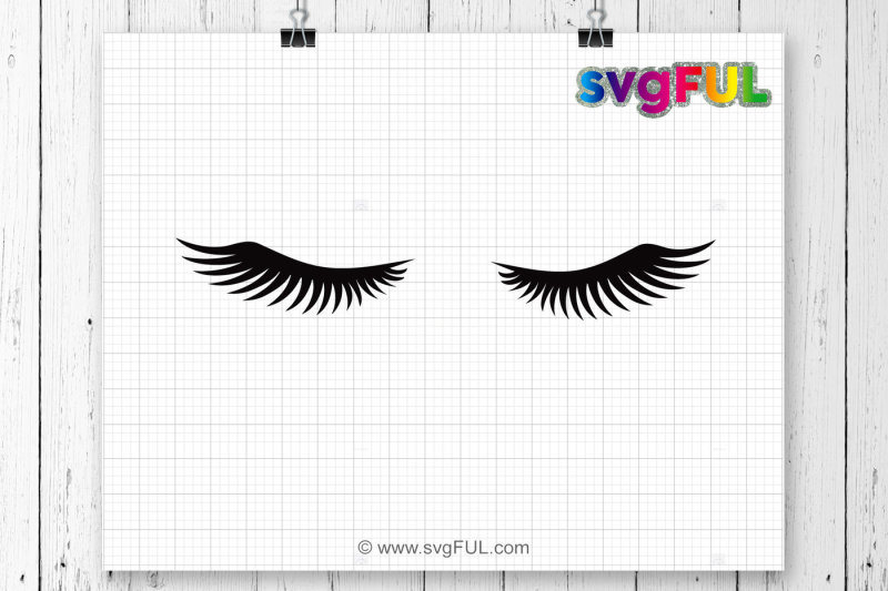 Download SVG, Eye Lashes Svg, Clipart, Svg, Dxf, Pdf, Cricut Cut Files By svgFUL | TheHungryJPEG.com