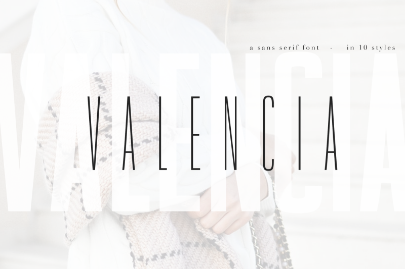 Valencia Font Sans Serif 10 Styles By Ka Designs Thehungryjpeg Com