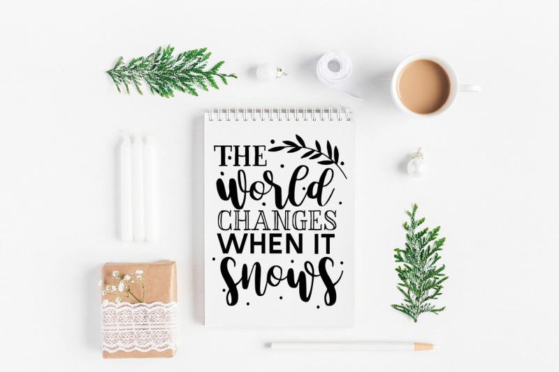 Download Free Winter Cozy Quote Svg Cut File Bundle Crafter File