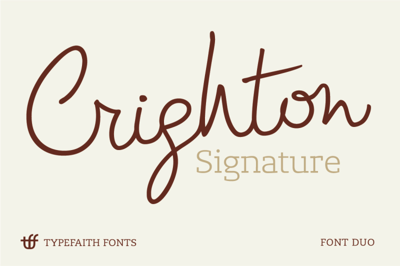 Crighton + Lev Duo Font Pack By TypeFaith Fonts | TheHungryJPEG.com