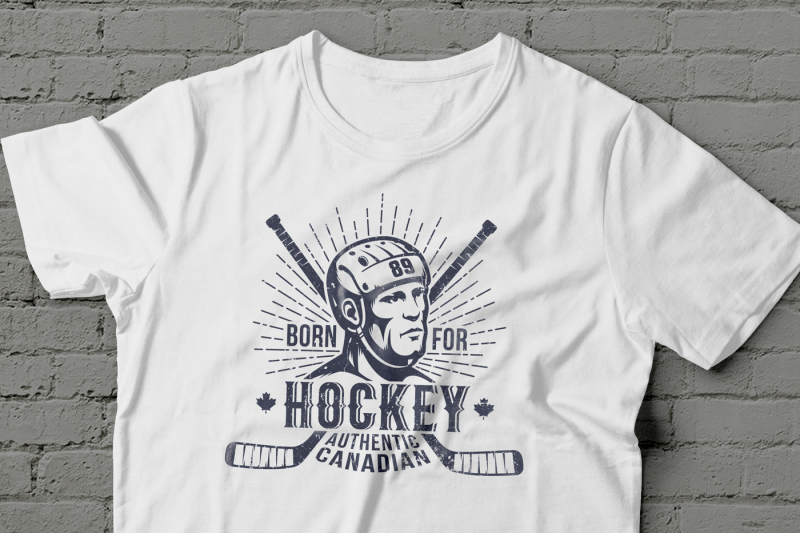 Canadian Hockey Logo By Agor2012 | TheHungryJPEG