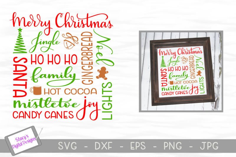 Download Free Christmas Subway Art Svg Christmas Svg Crafter File