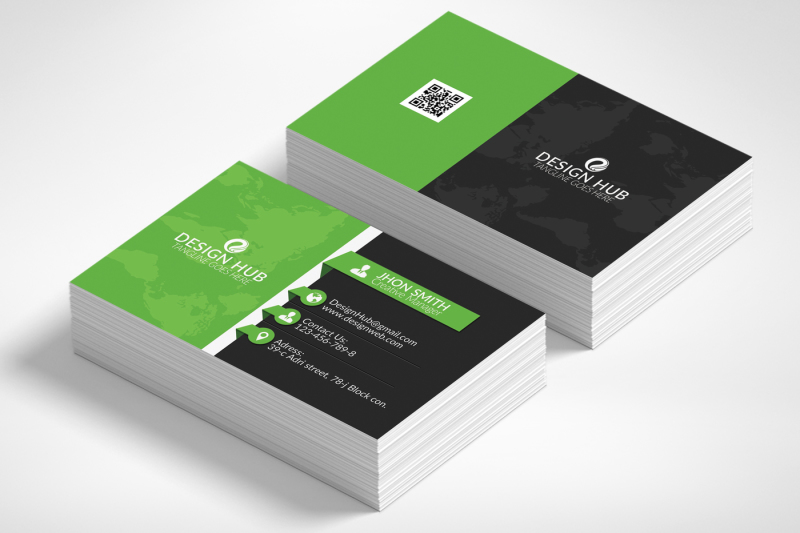 Business Card Template By Designhub | TheHungryJPEG