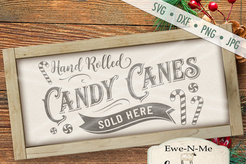 Candy Canes Sold Here Svg By Ewe N Me Designs Thehungryjpeg Com