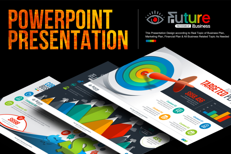 BusinessPlan PowerPoint Presentation By ContestDesign | TheHungryJPEG