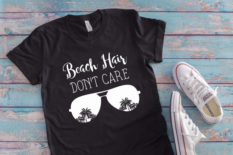Beach Hair Don't Care cut file graphic By Zoss Design | TheHungryJPEG