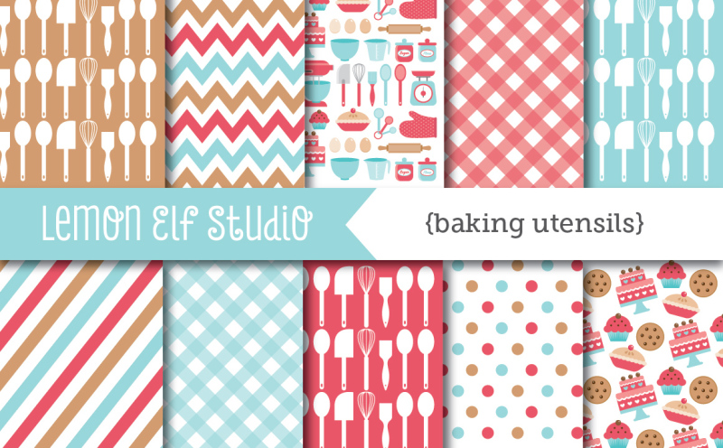 Baking Utensils On All Category Thehungryjpeg Com