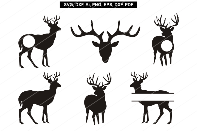Download Deer svg,Reindeer svg,Cricut files,silhouette cameo ...