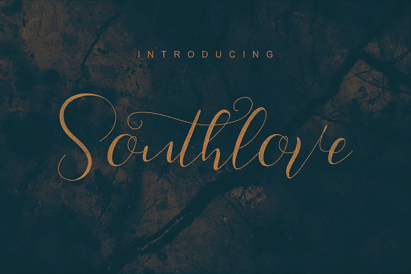 Southlove Script Font By Cruzine Design Thehungryjpeg Com