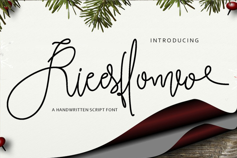 Christmas script. Christmas script
