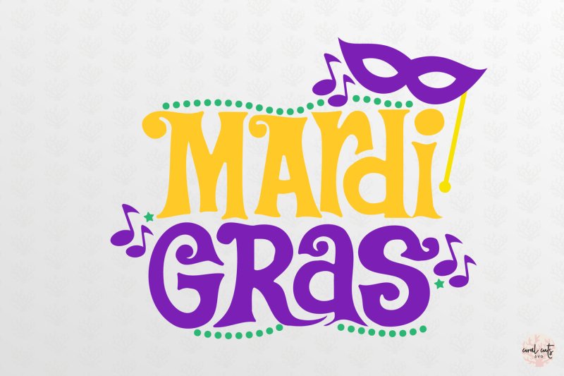 mardi gras font cricut