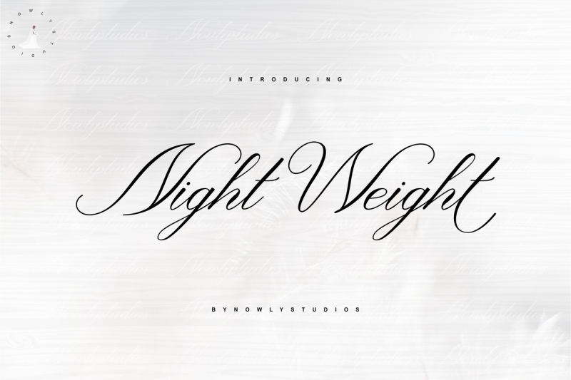 Night Weight Script By Nowly Studios Thehungryjpeg Com
