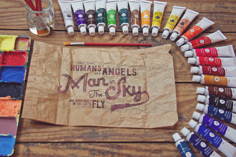 Crumpled Paper Bag Paint Scene By Smart Designs