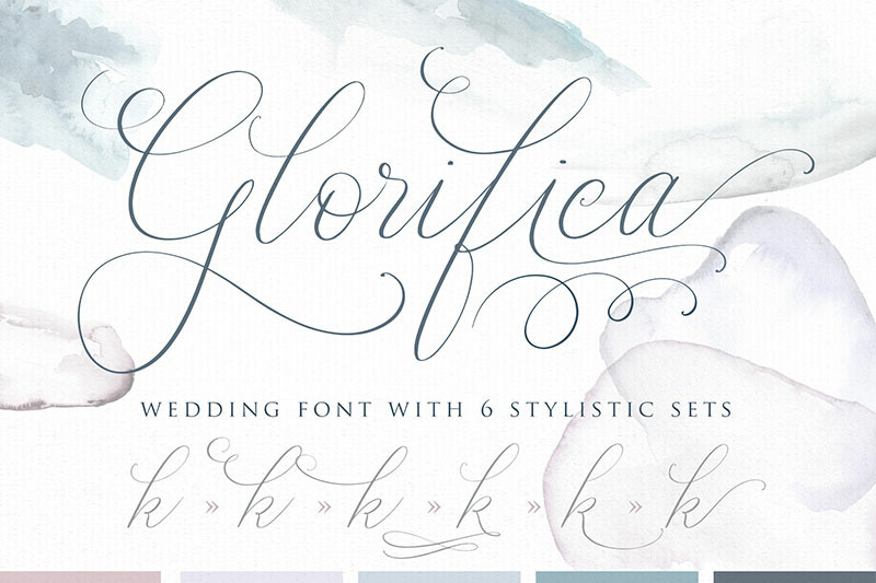 Glorifica Wedding Font By Font Girl Thehungryjpeg Com