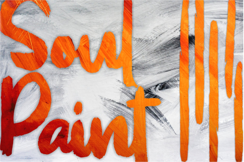 Soul Paint Brush Font By Garisman Studio Thehungryjpeg Com