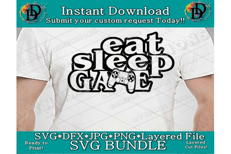 Eat Sleep Game Svg File Gamer Svg Games Svg Xbox Svg Xbox Controller S By Dynamic Dimensions Thehungryjpeg Com