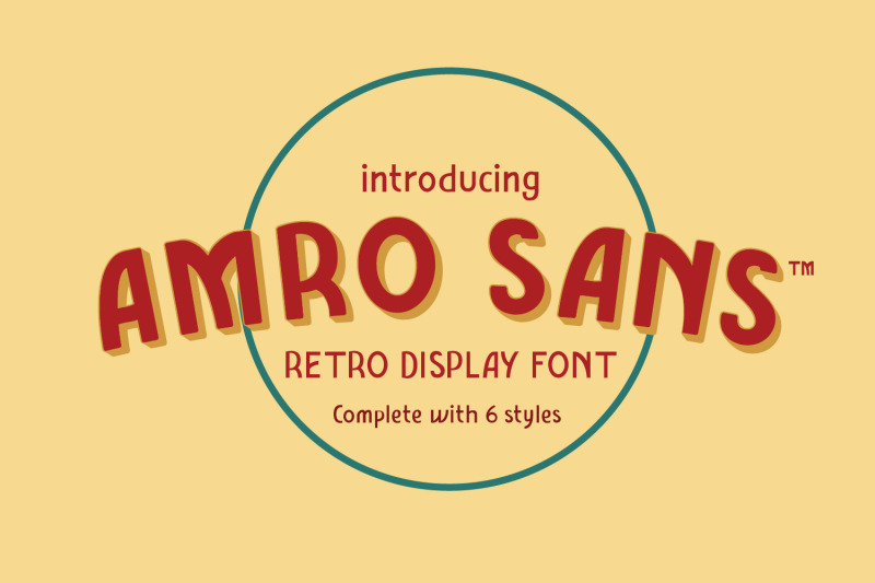 Amro Sans Family By Inkstypia Thehungryjpeg Com