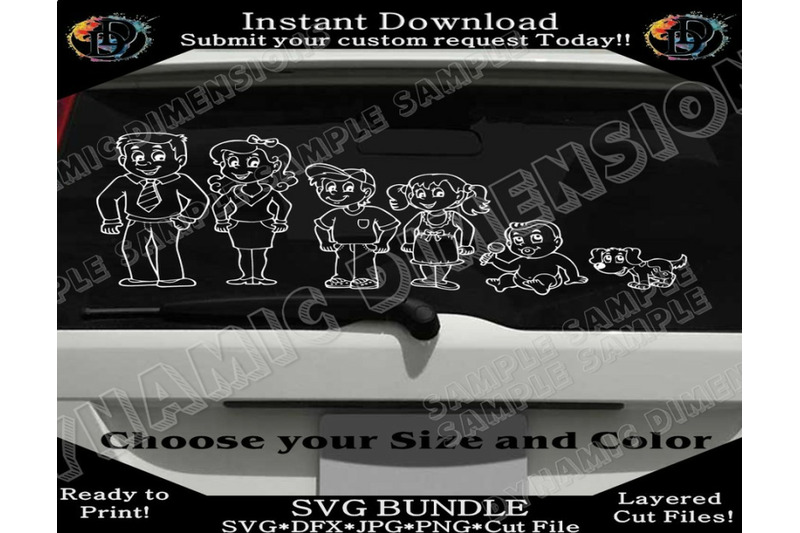 Free Free 244 Family Car Decal Svg SVG PNG EPS DXF File