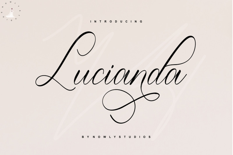 Lucianda Script By Nowly Studios Thehungryjpeg Com