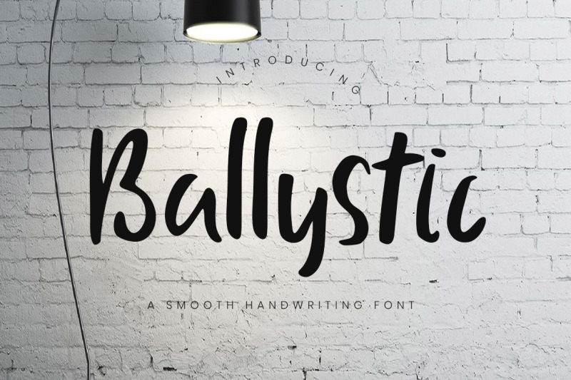 Ballystic Handwriting Typeface By Creatype Studio Thehungryjpeg Com