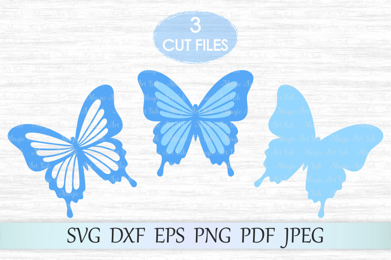 Download Butterfly Svg Butterflies Svg File Butterfly Wall Decor By Magicartlab Thehungryjpeg Com 3D SVG Files Ideas | SVG, Paper Crafts, SVG File