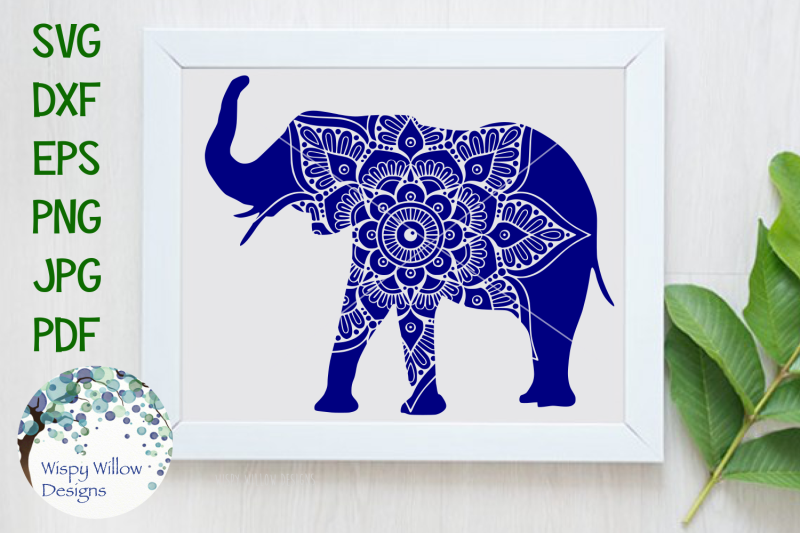Download Elephant Mandala Svg By Wispy Willow Designs Thehungryjpeg Com