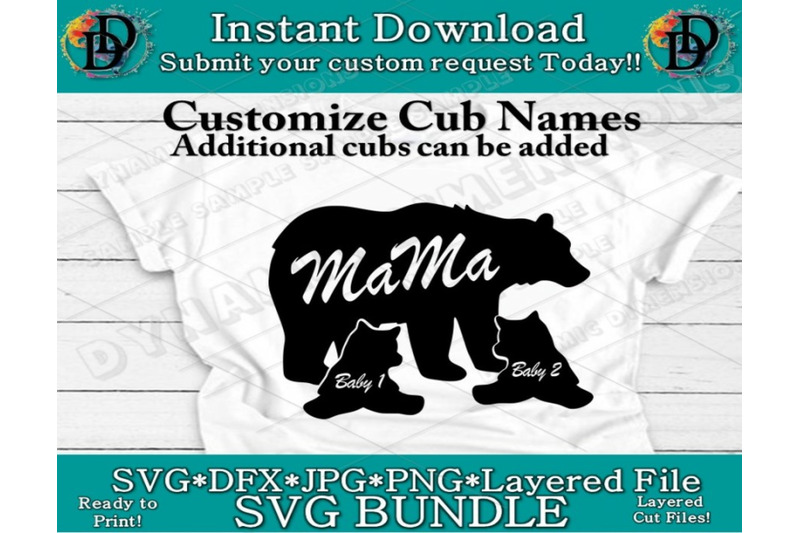 Download MaMa Bear SVG, bear Cubs svg, Mom svg, Baby Bear, Mom life ...