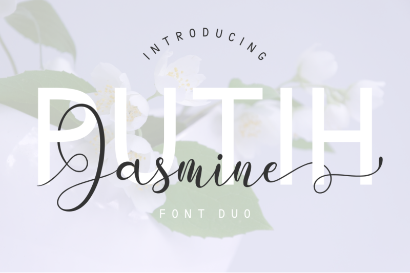 Putih Jasmine Font Duo By Kammaqsum Thehungryjpeg Com
