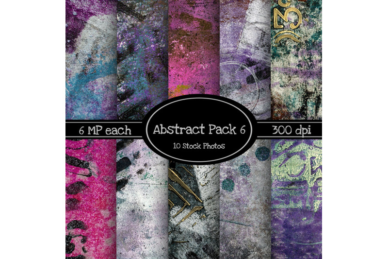 10 Pack of Abstract Texture Backgrounds Pack 6 By Happie Hippie Chick ...