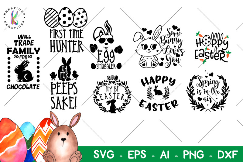 Download Easter svg Easter Bundle SVG Easter Pack SVG Easter Bunny ...