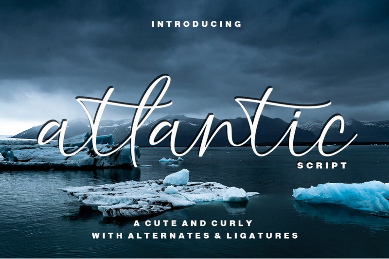 Atlantic Script By Akifatype Thehungryjpeg Com