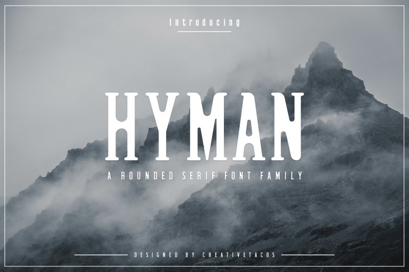 Hyman Rounded Serif Font Family By Creativewhoa Thehungryjpeg Com