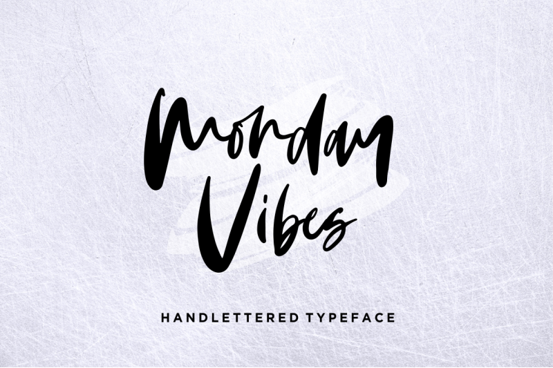 Monday Vibes Handwritten Font By Sronstudio Thehungryjpeg Com