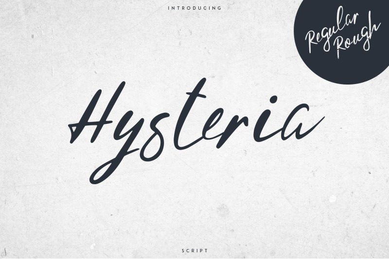 Hysteria Script 2 Styles By Vpcreativeshop Thehungryjpeg Com