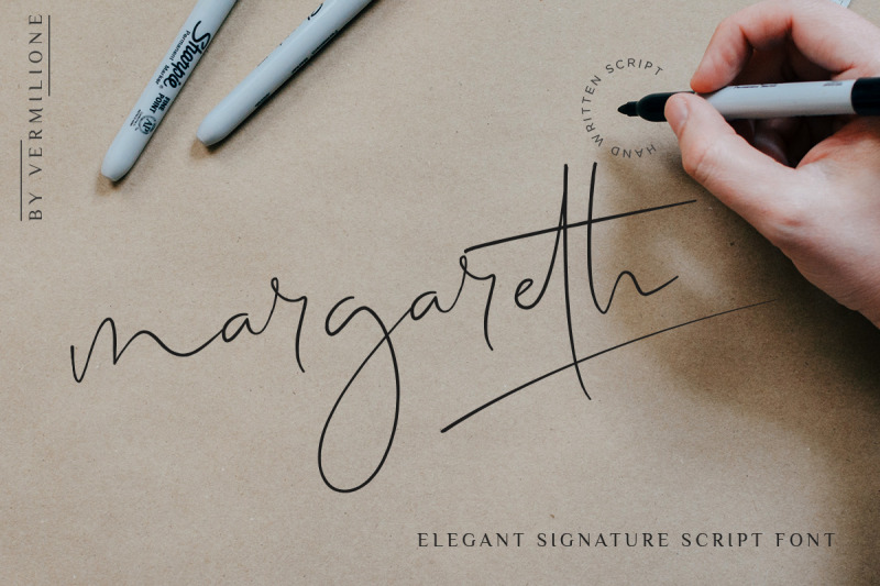 Margareth Elegant Signature Script By Vermilione Thehungryjpeg Com