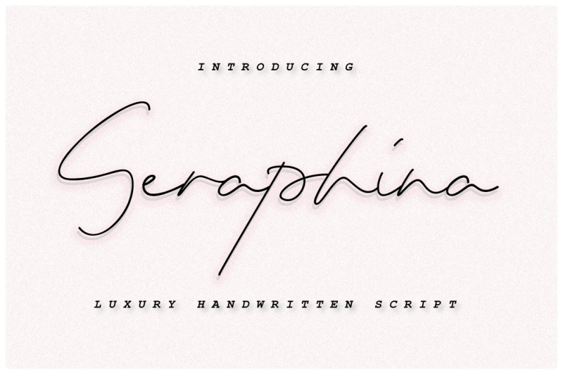 Seraphina Script Font Bold Regular By Noistudiocrafts Thehungryjpeg Com