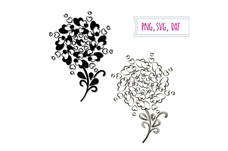 Download 2 Hearts Trees Svg Love Clipart Wedding Clip Art By Bunart Thehungryjpeg Com