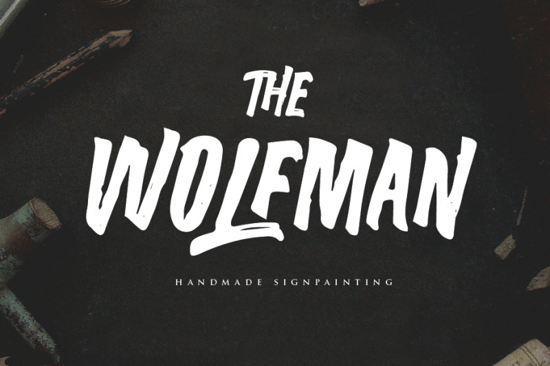 The Wolfman Typeface By Design And Co Thehungryjpeg Com