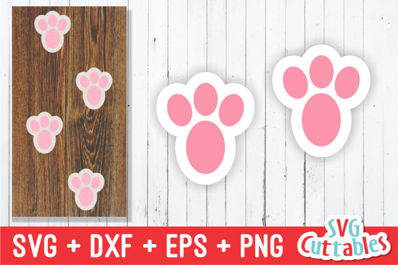 Download Easter Bunny Feet | Cut File By Svg Cuttables ...