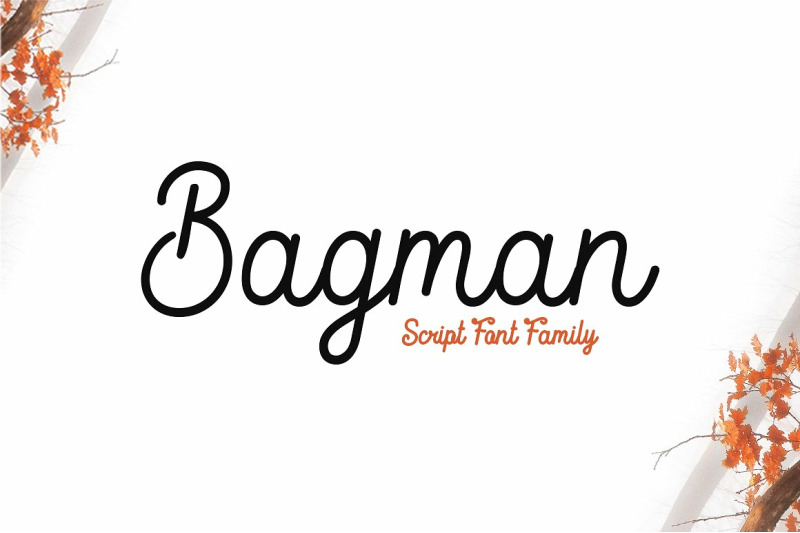 Bagman Script Font By Showup Typefoundry Thehungryjpeg Com