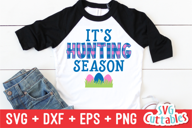 It's Hunting Season | Easter Cut File By Svg Cuttables | TheHungryJPEG.com