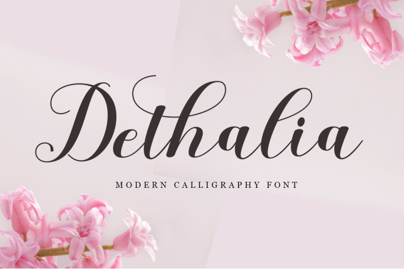 Dethalia Script By Rastype | TheHungryJPEG