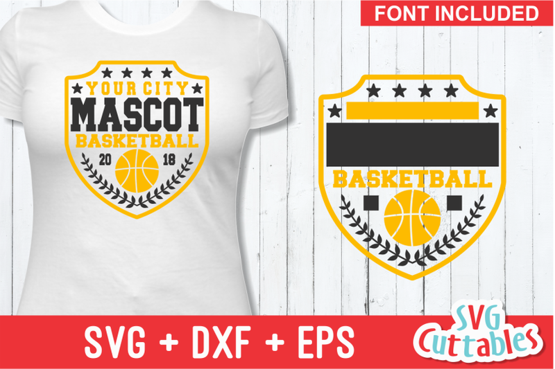 Basketball Template 002 | Cut File By Svg Cuttables | TheHungryJPEG