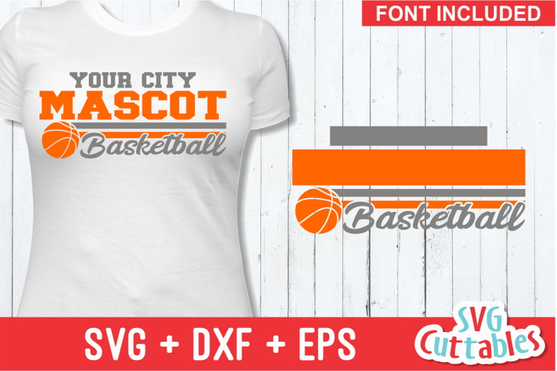 Basketball Template 0027 | Cut File By Svg Cuttables | TheHungryJPEG