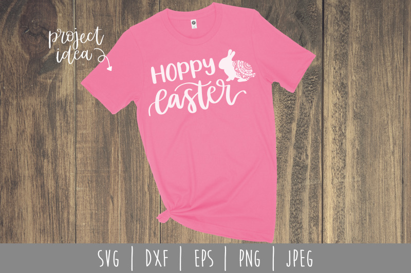 Hoppy Easter SVG, DXF, EPS, PNG, JPEG By SavoringSurprises | TheHungryJPEG