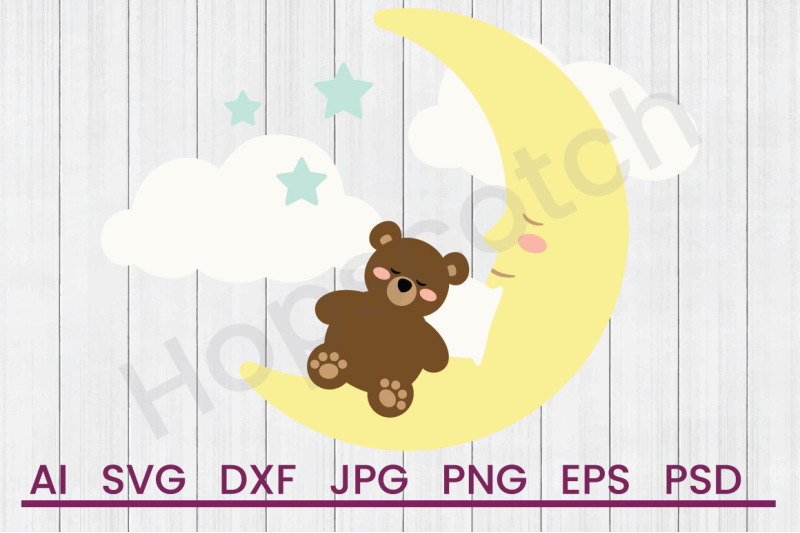 Download Baby Teddy Bear Svg File Dxf File By Hopscotch Designs Thehungryjpeg Com